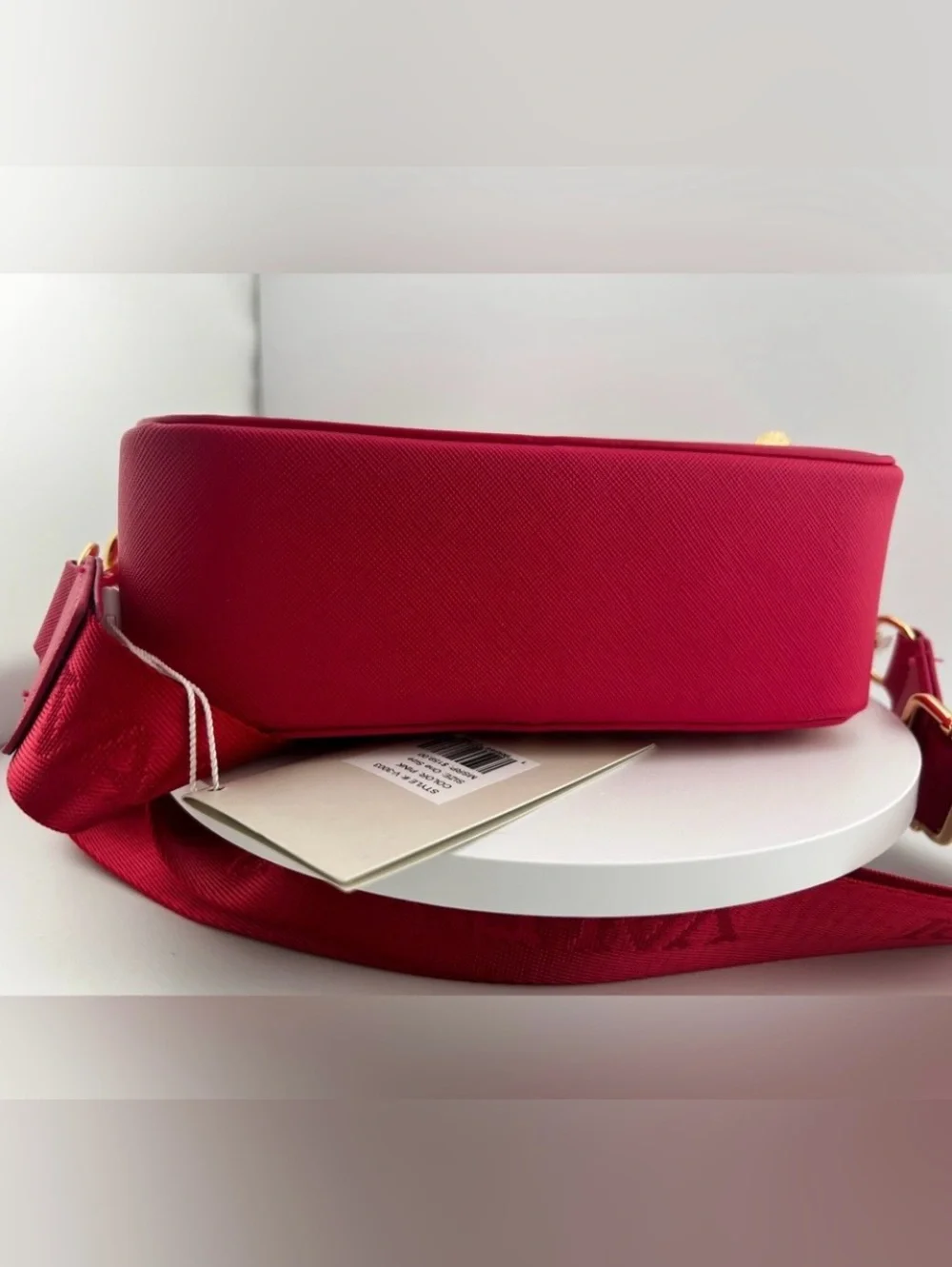 Valentino Orlandi Pink Studded Crossbody Bag